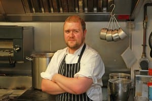 rob chef at Tudor Farmhouse Hotel. Clearwell, Forest of Dean